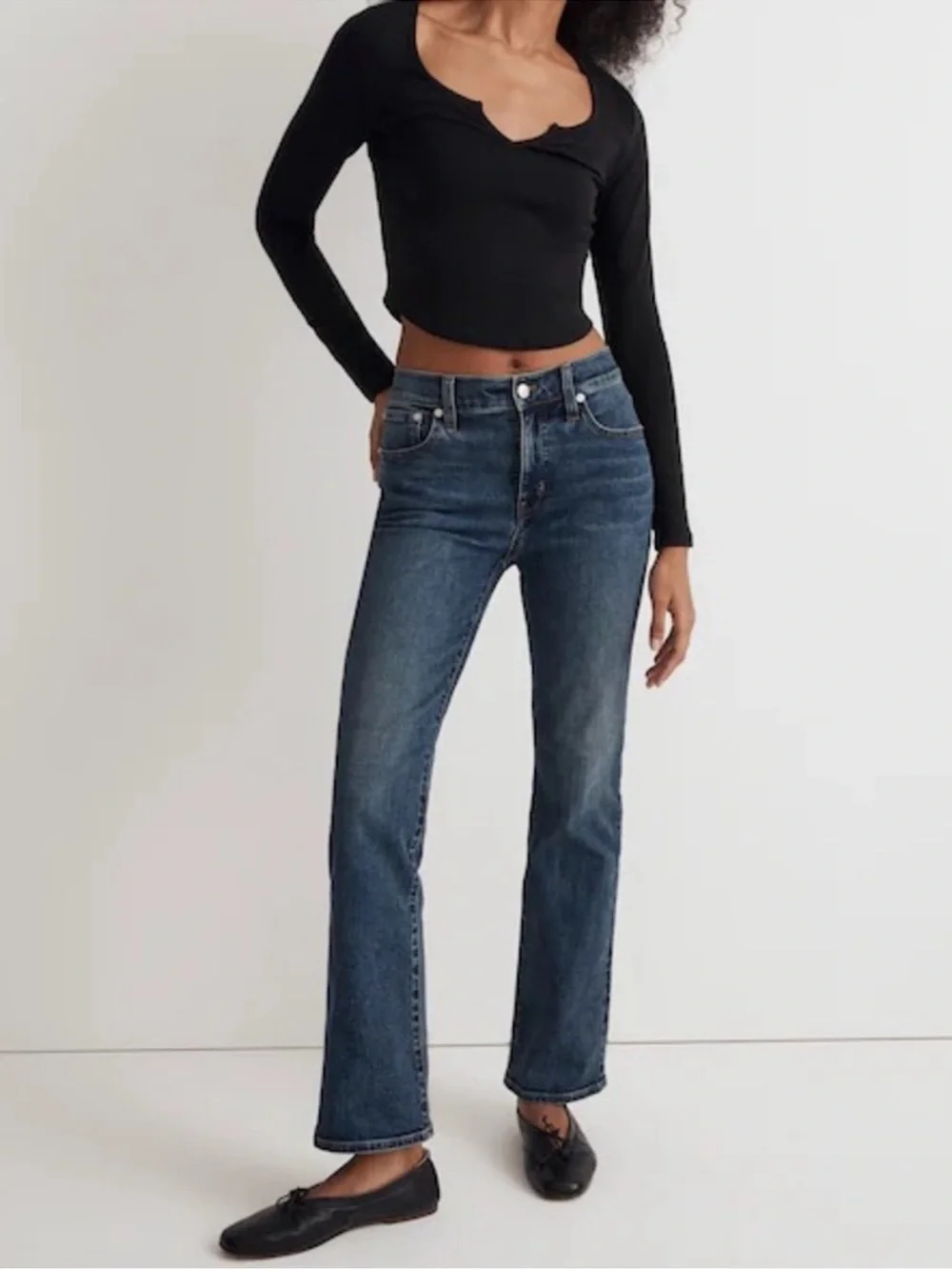 Madewell Mid-Rise Kick Out Jeans 26